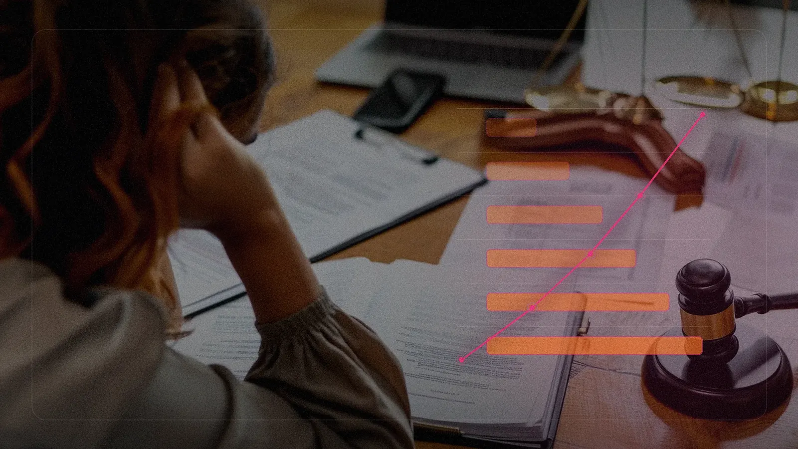 Law firm documents with escalating financial impact markers